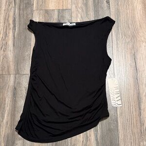 Almost Famous Black Sleeveless Blouse